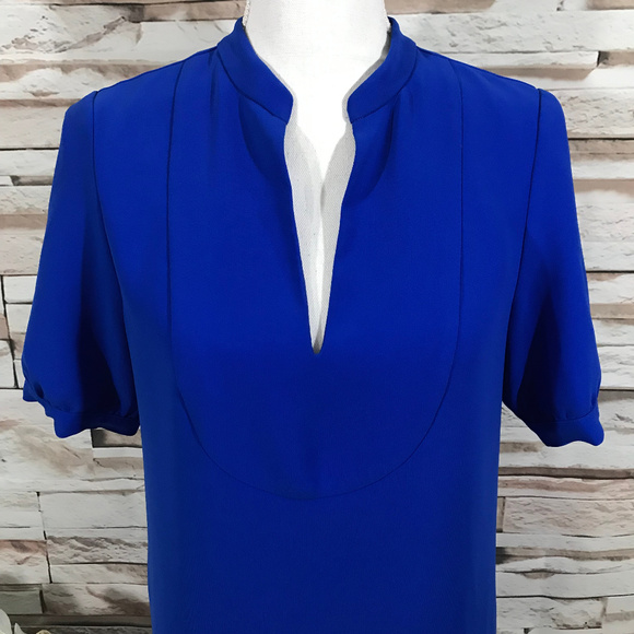 J.Crew Blue Mini Dress Sz 00 (G24) - Picture 4 of 8